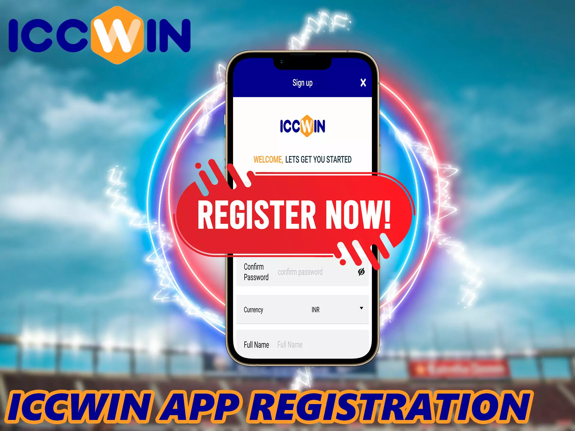 To start betting and get a nice bonus, just create an account.